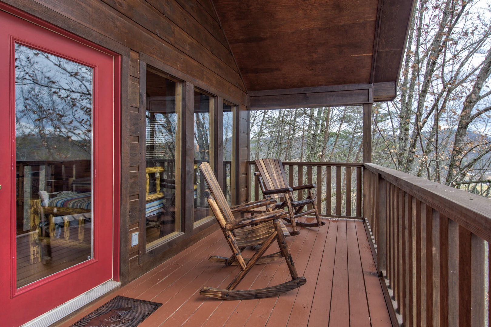 Balcony with outdoor seating and amazing views