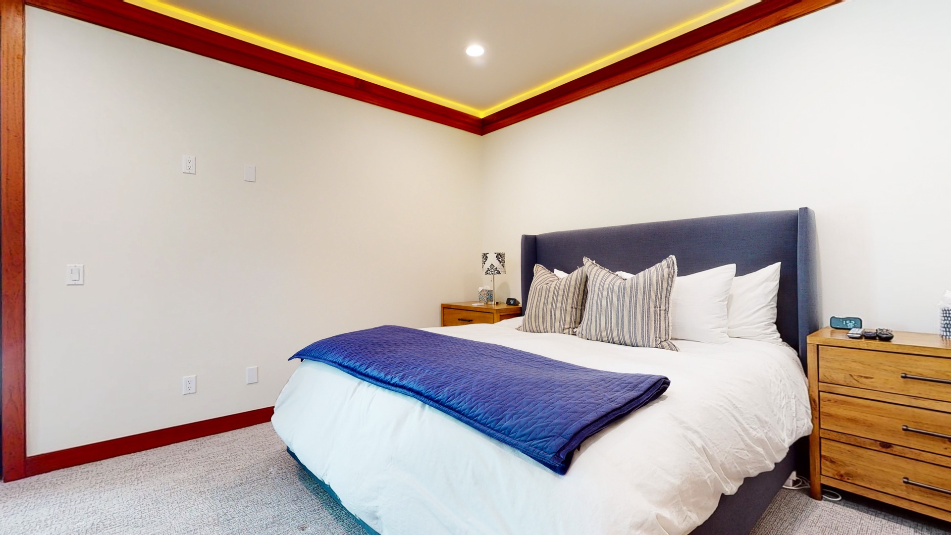 The 3rd floor king suite offers private balcony access, Smart TV, and en suite