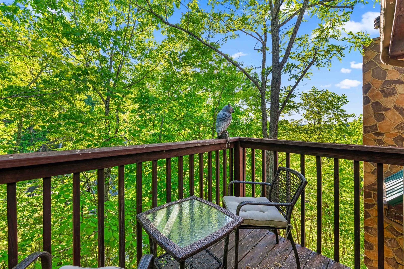 Balcony off of bedroom 3