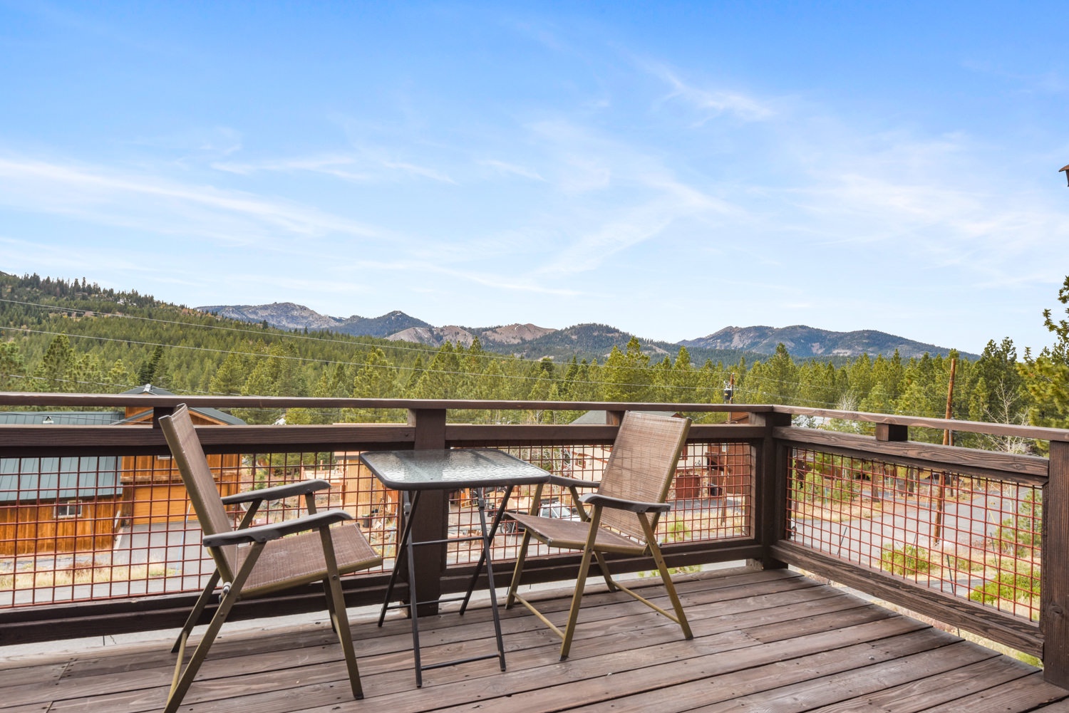 Breathe in the mountain air on your choice of 2 balconies