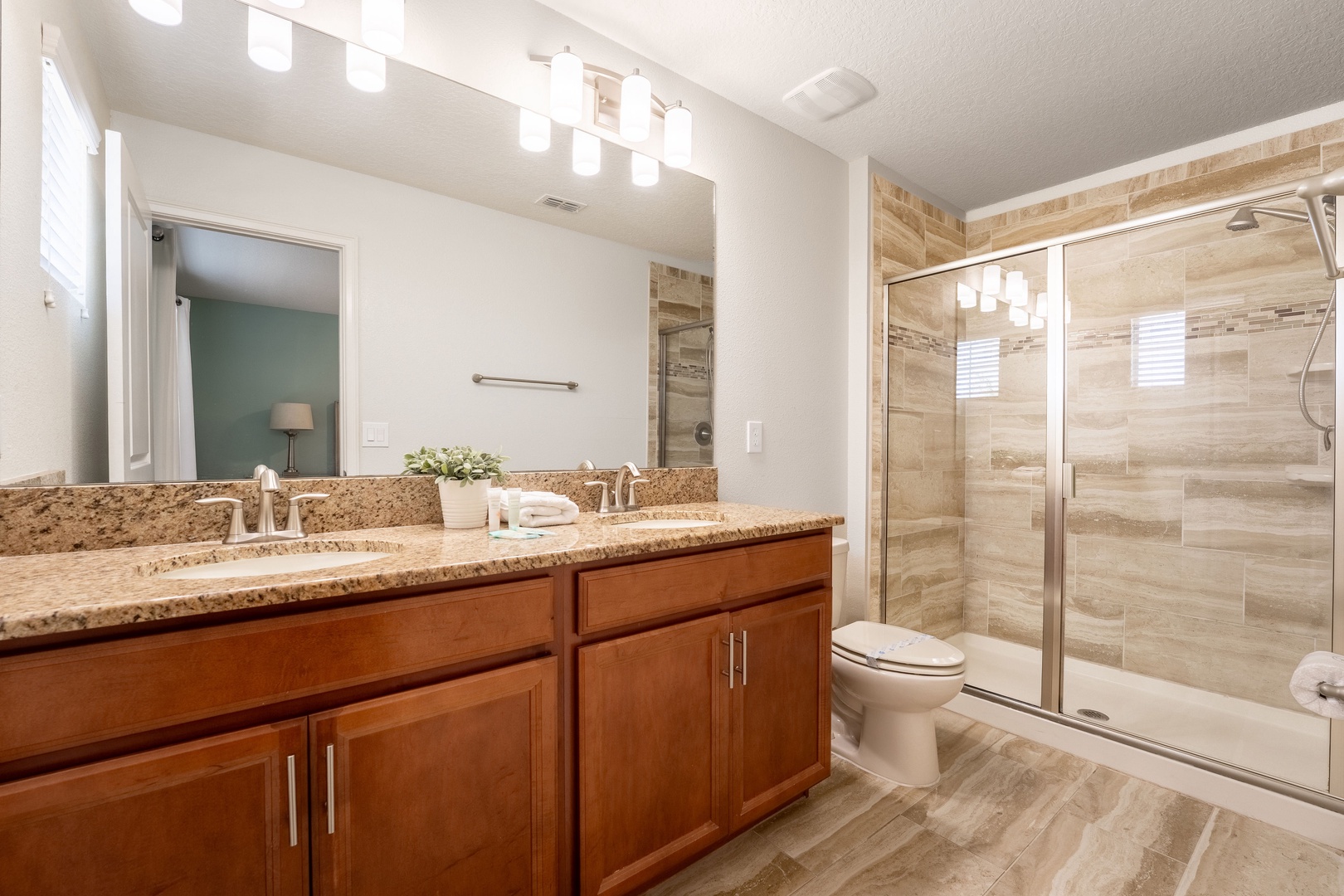 Ensuite bathroom with walk-in shower