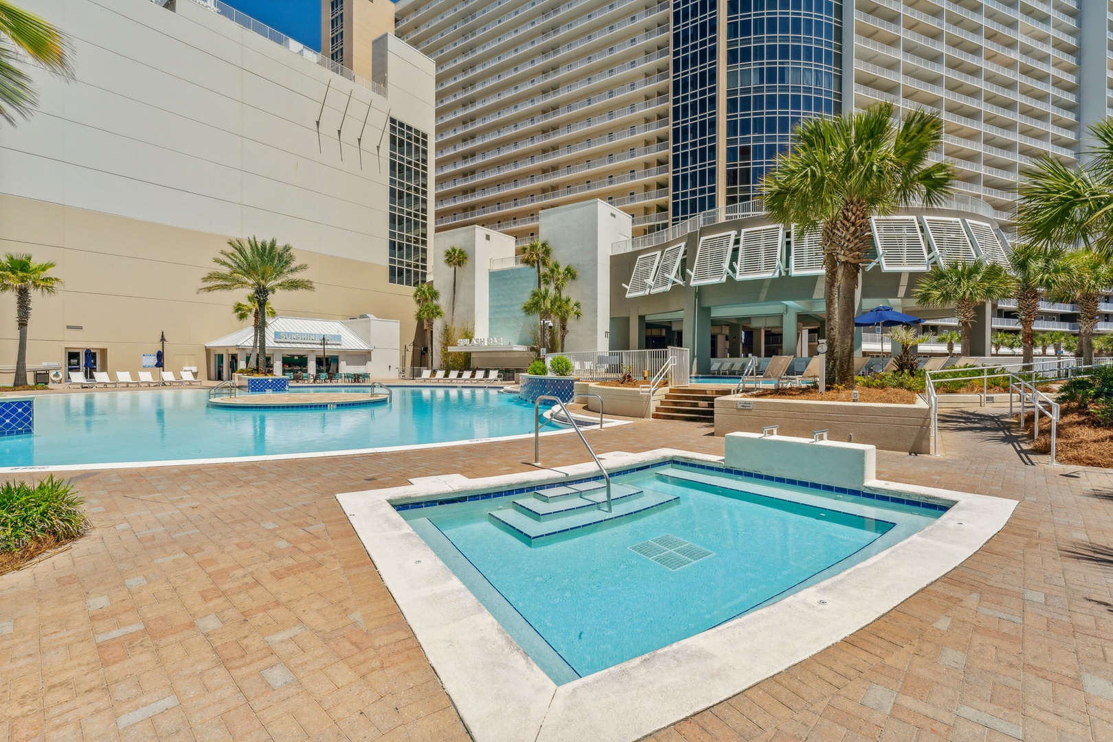 Lounge the day away or make a splash in one of the community pools!