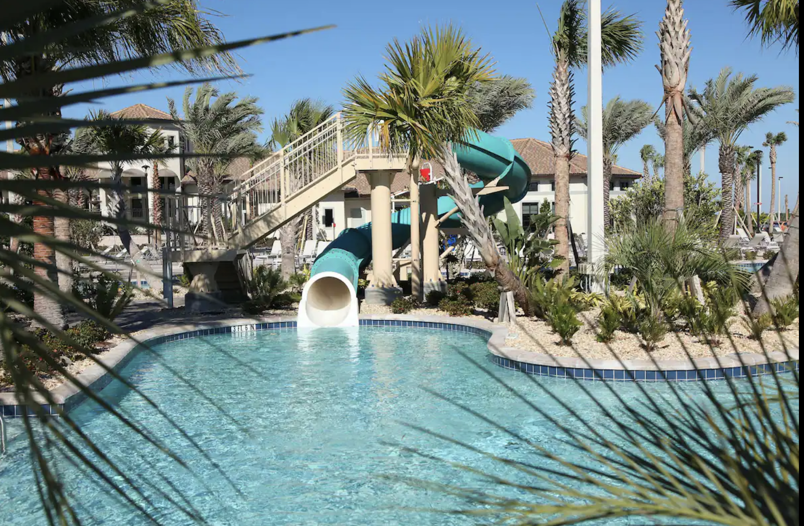 The Champions Gate slide into Lazy River.