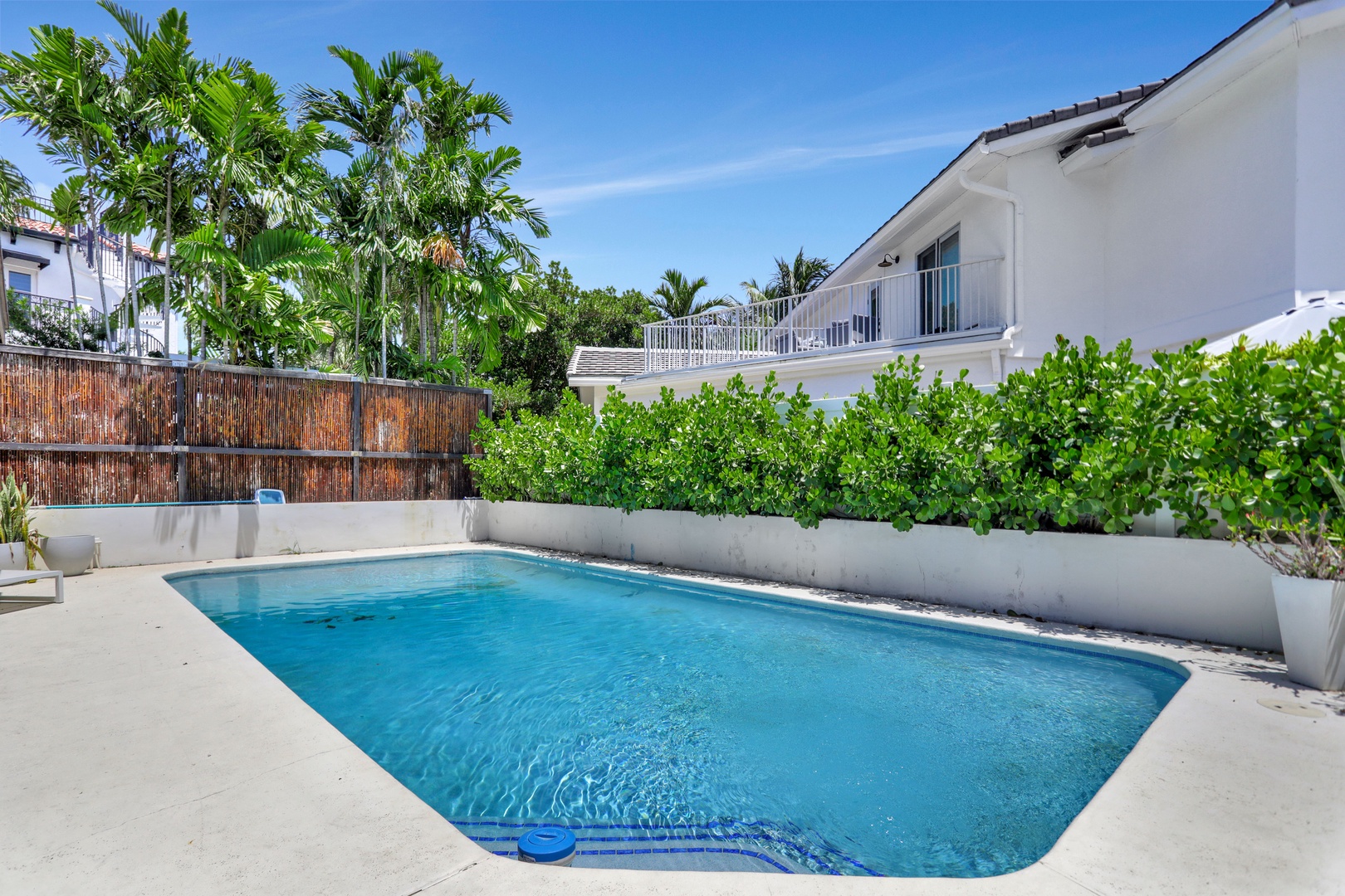 Make a splash our lounge the day away at your very own private pool!