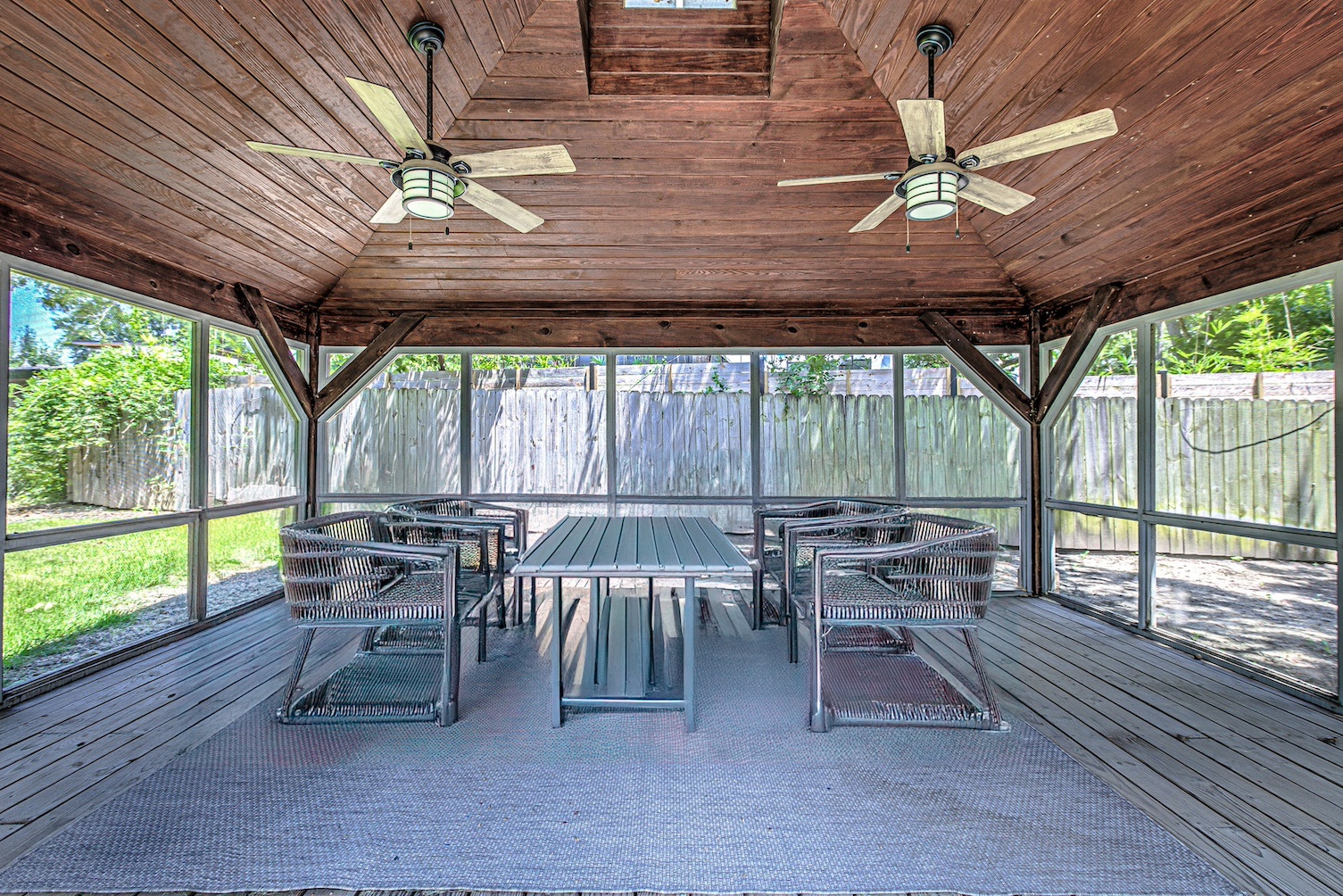 Step outside & enjoy the fresh air in the large back yard oasis