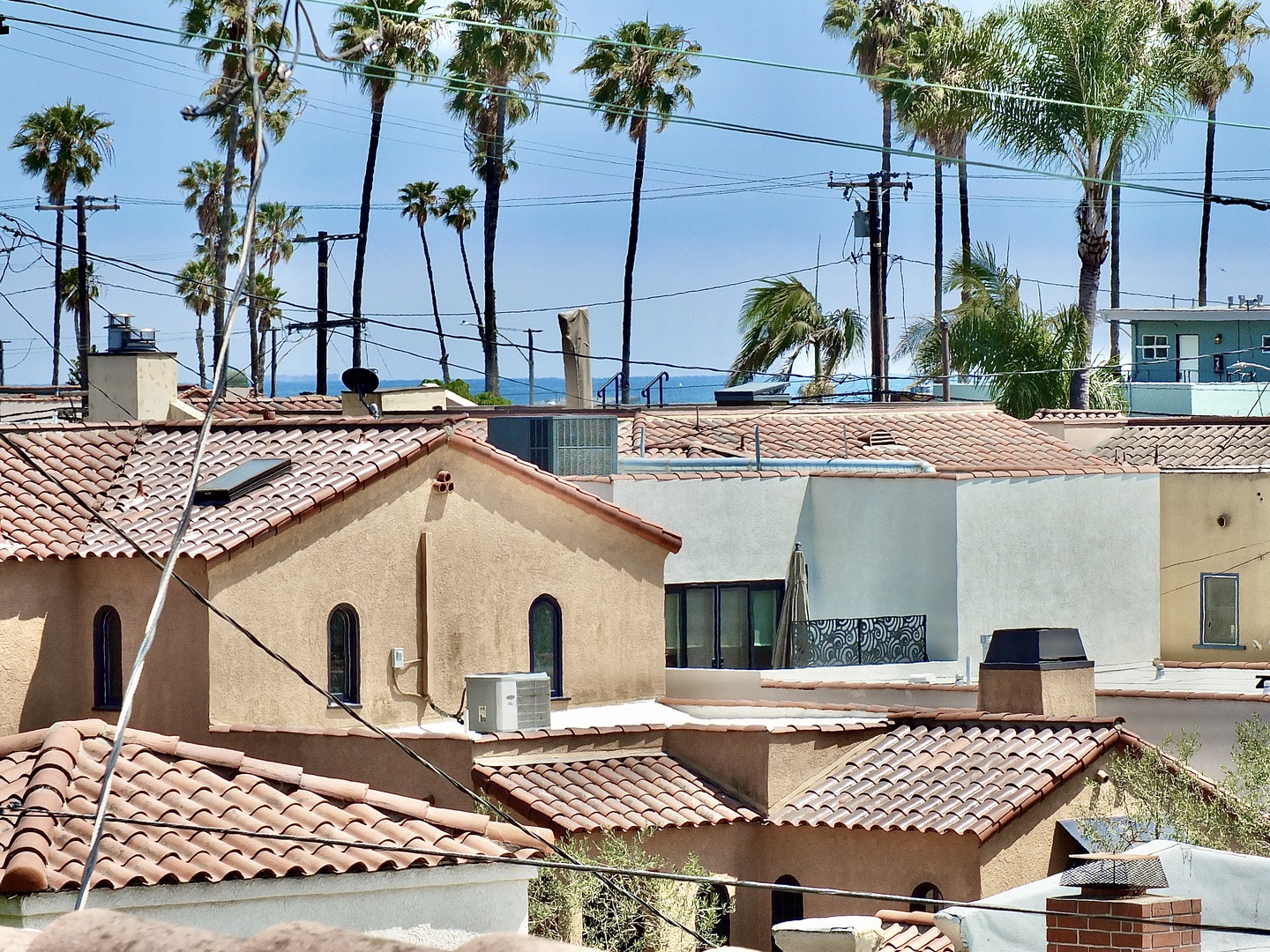 Enjoy both beach & city views from the upper deck