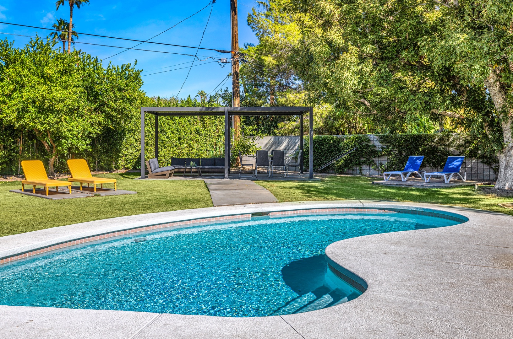 Gazebo by the pool