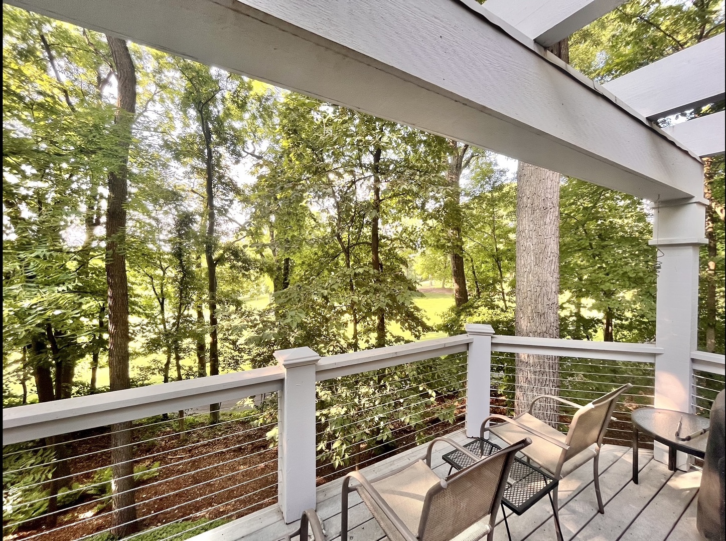 Kick back & unwind on the back deck with breathtaking golf course views