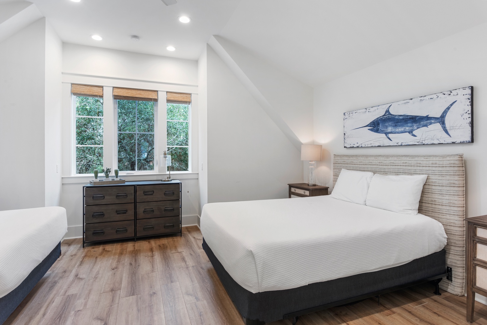 Bedroom #3 with 2 Queen Beds