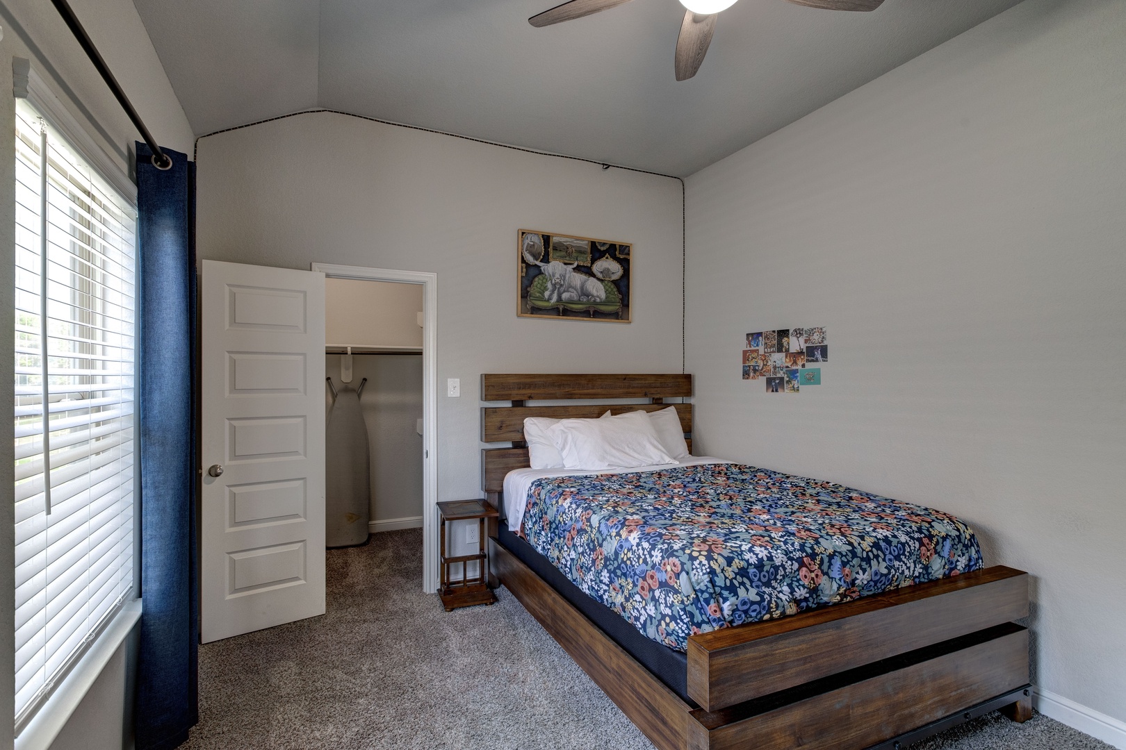 Bedroom 4 with queen bed, and Smart TV