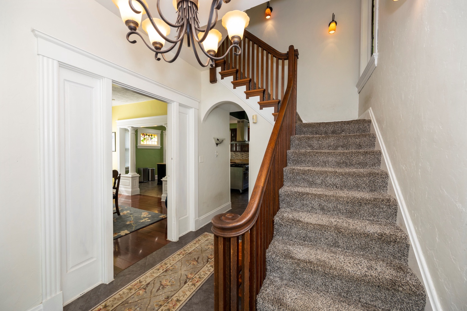 This home boasts updated finishes & gorgeous historical details throughout