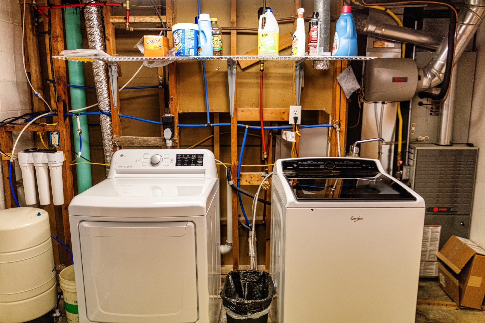 Maximized convenience with a fill-sized washer and dryer