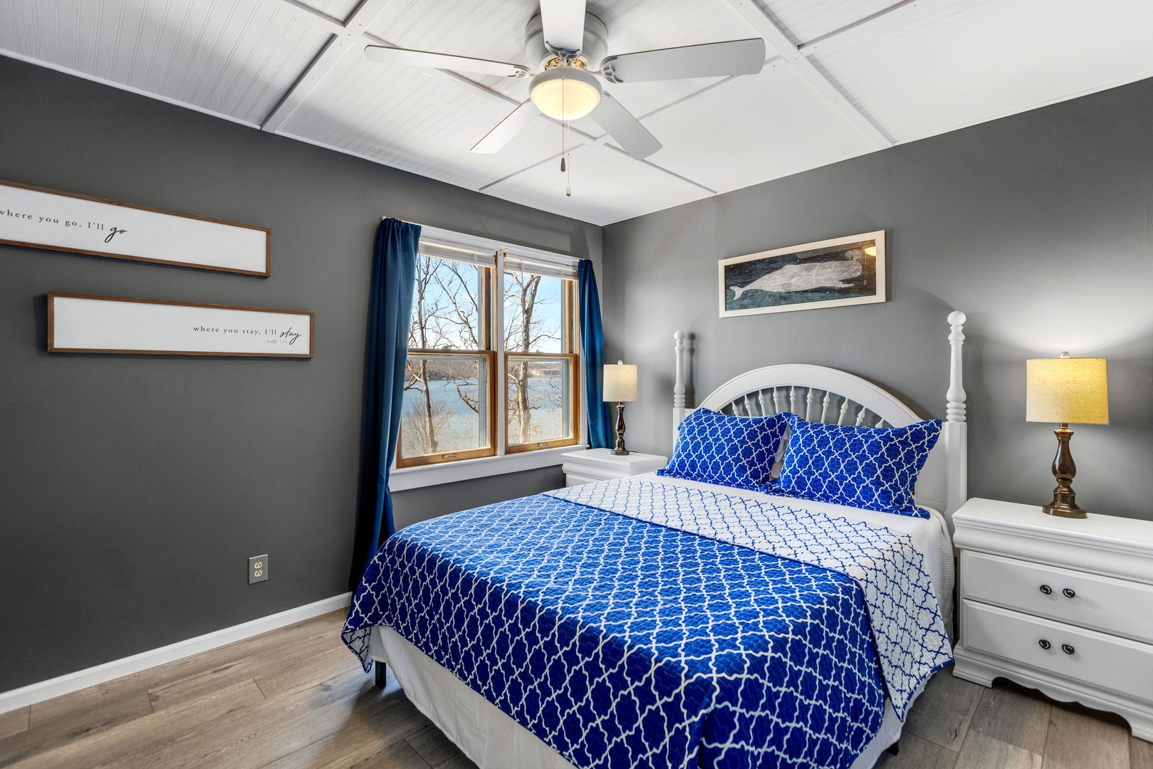 Queen-sized comfort awaits in this cozy bedroom retreat