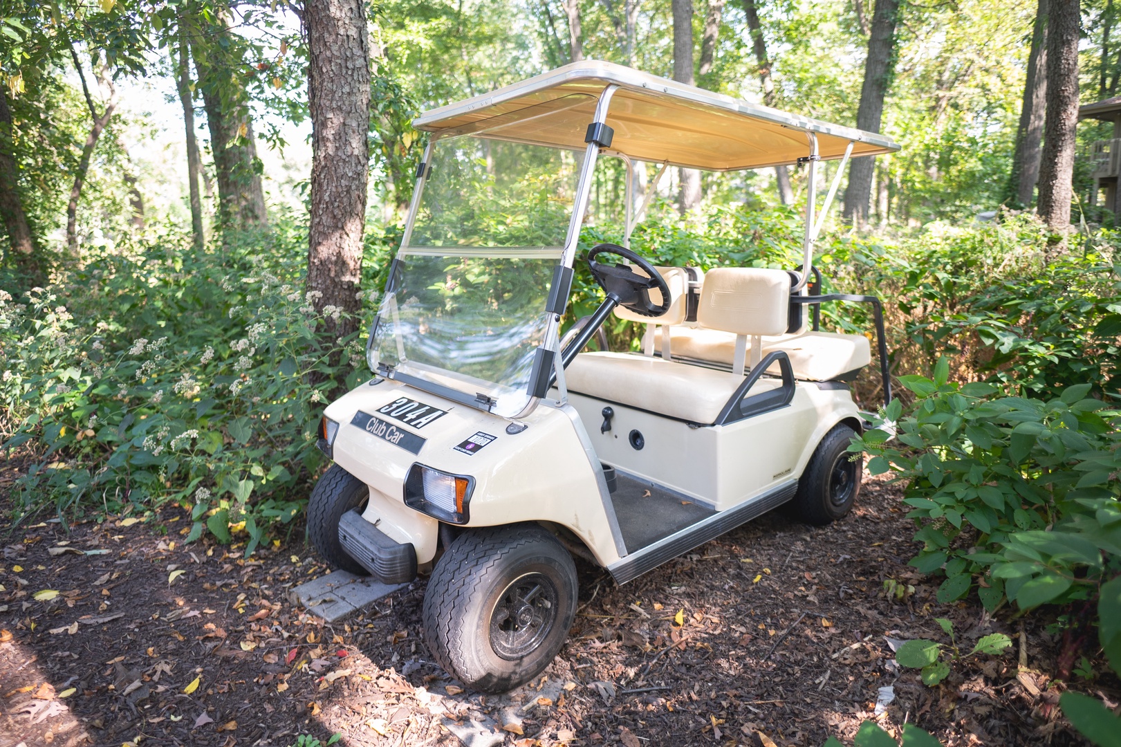 Golf cart accessible for use during your stay in season (waiver must be signed)