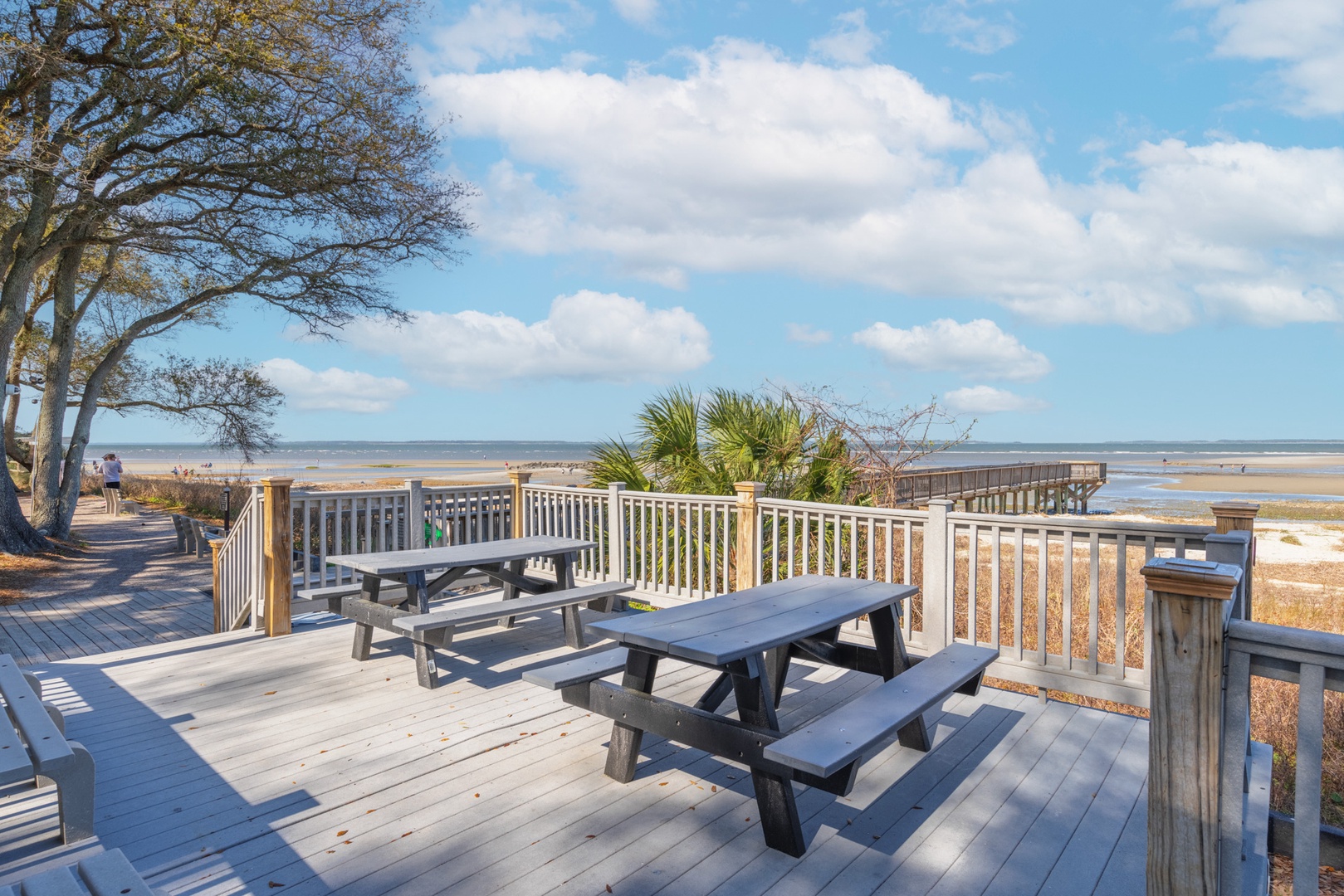 Grab a picnic table & dine alfresco with stunning ocean views