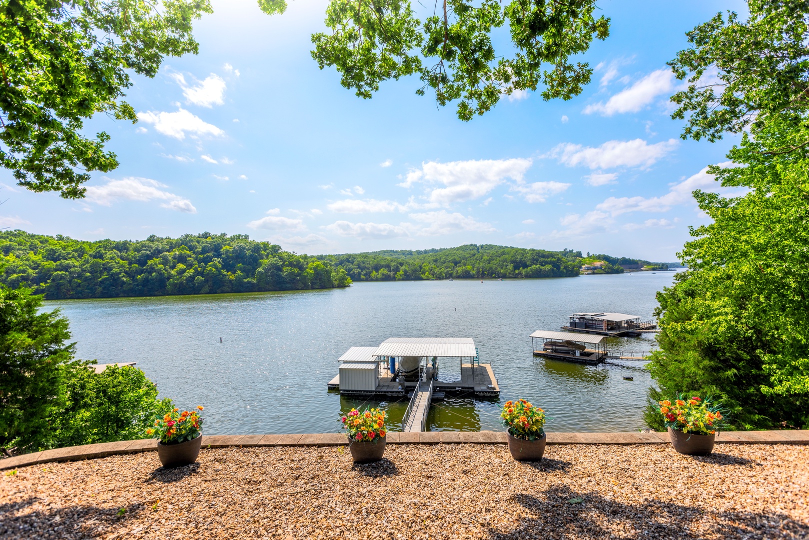 Enjoy quick access to your private dock for effortless water adventures!