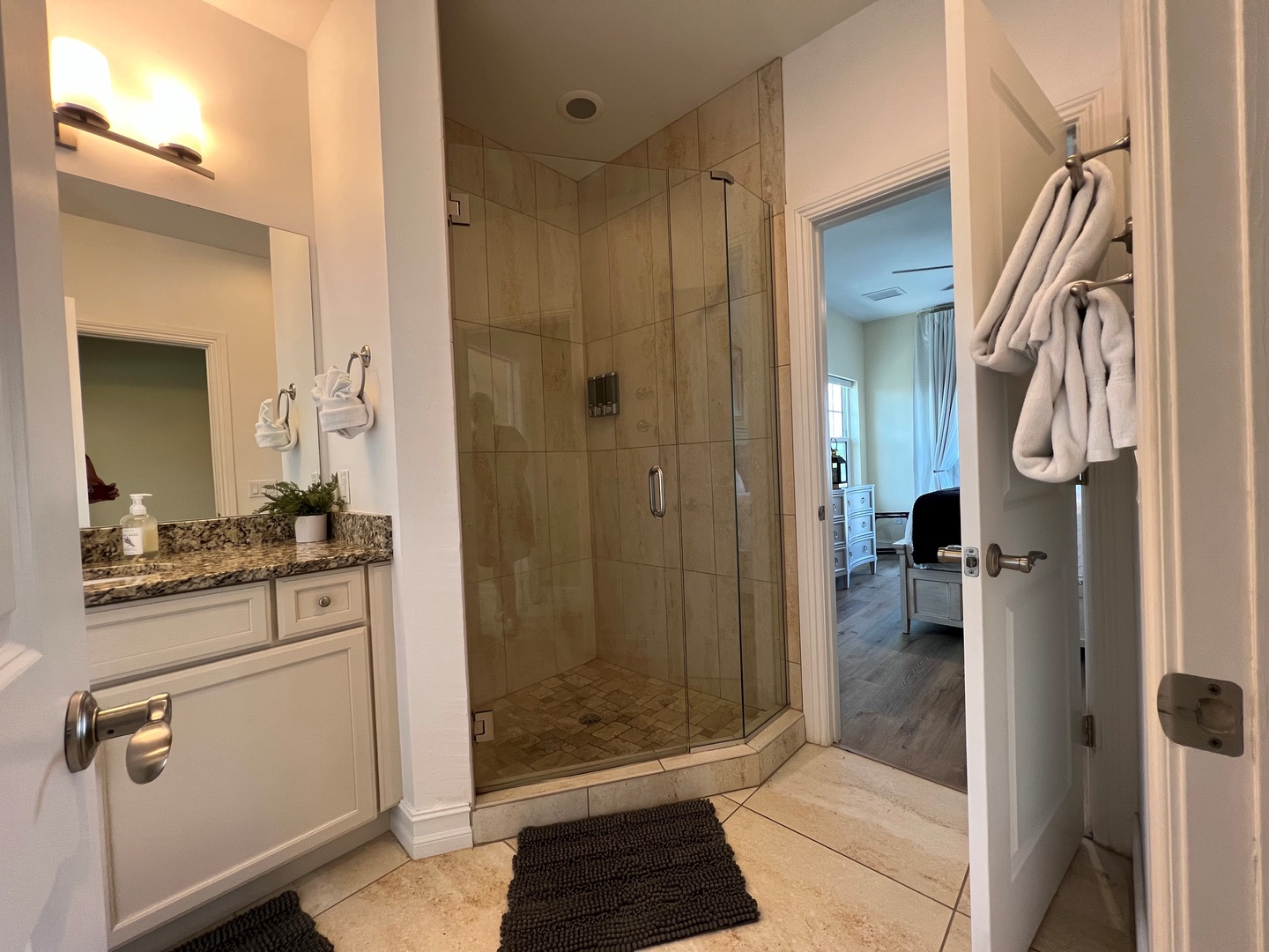 Third bathroom with stand up shower