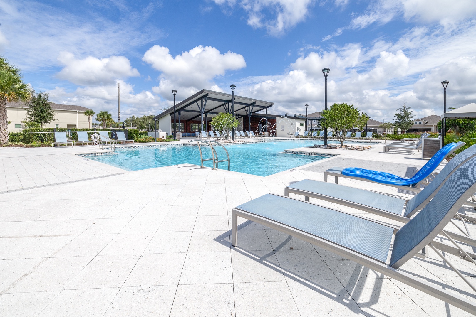 Lounge the day away or make a splash at the sparkling community heated pool