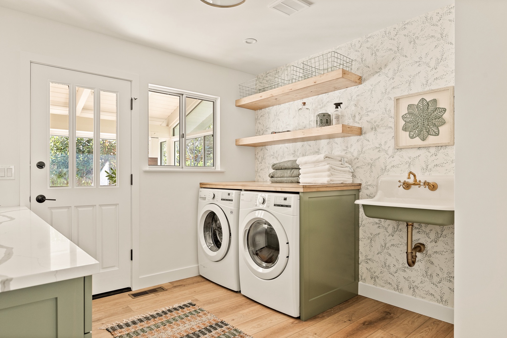 Separate laundry room for your use
