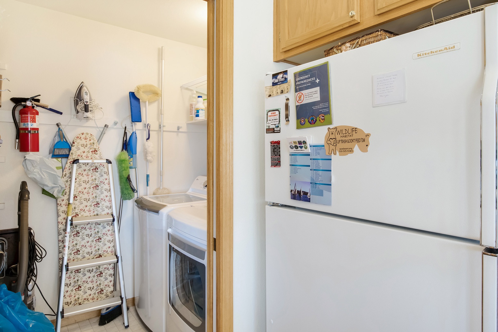 Laundry room off of the kitchen