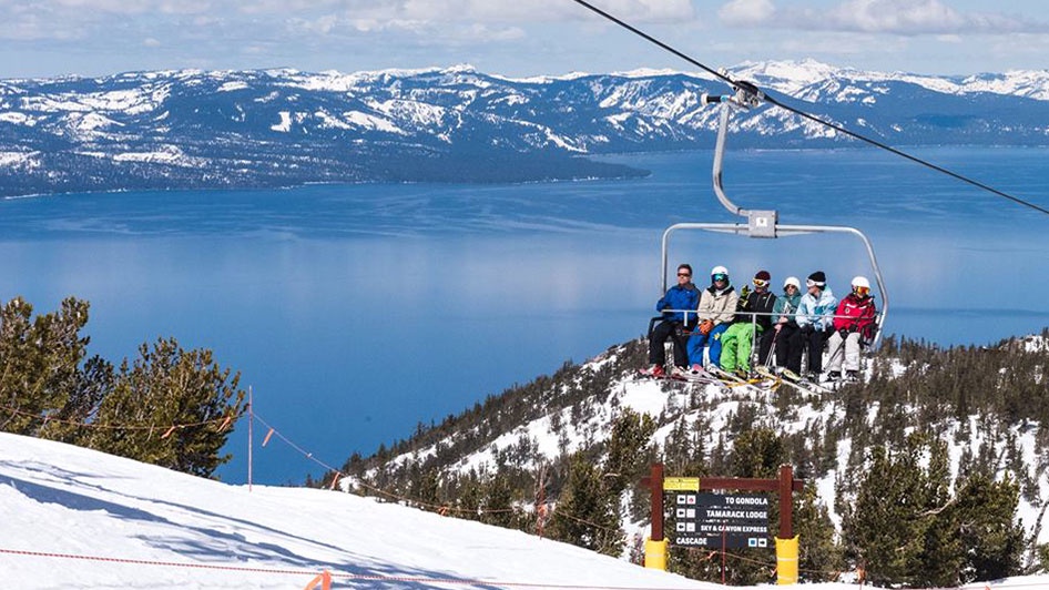 Gondola Ride to the top at Heavenly Ski Resort