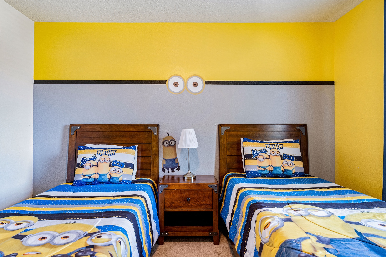 Bedroom 3 Minion themed with with 2 twin bed