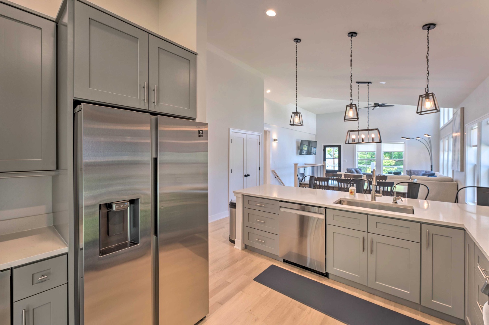 The updated kitchen is a chef’s dream, offering all the comforts of home