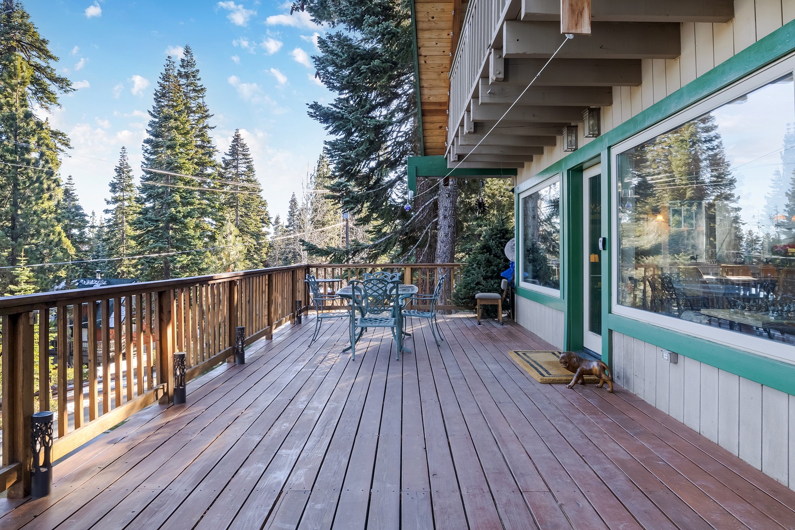 Lounge the day away or dine alfresco on the serene deck