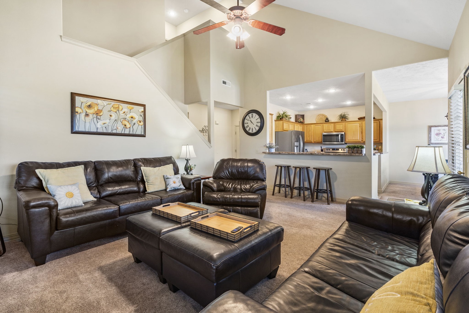 Open concept perfect for gathering and entertaining
