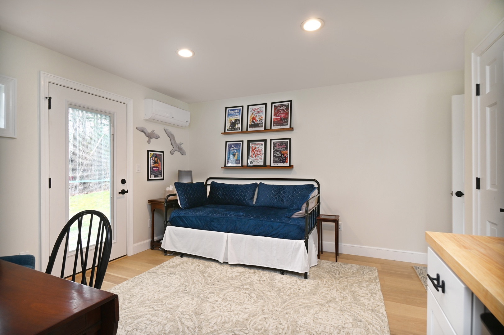 This bedroom in Playhouse offers a twin bed & trundle, Smart TV, & kitchenette