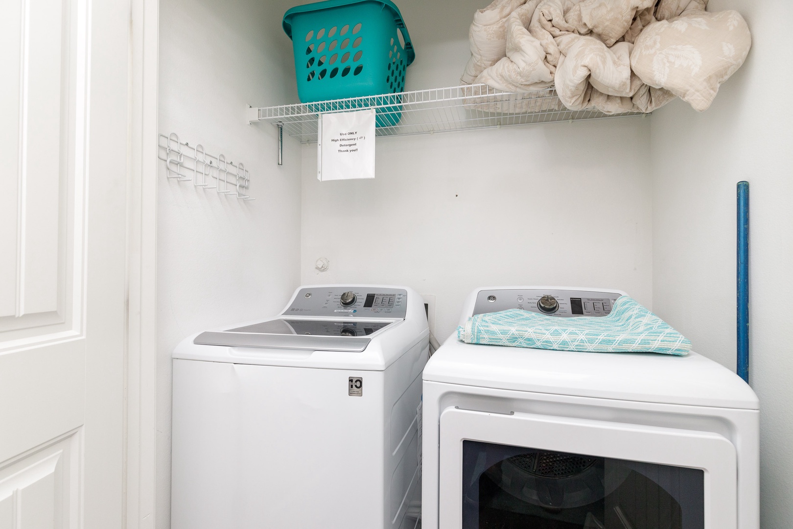 Private laundry is available for your stay, located on the 2nd floor