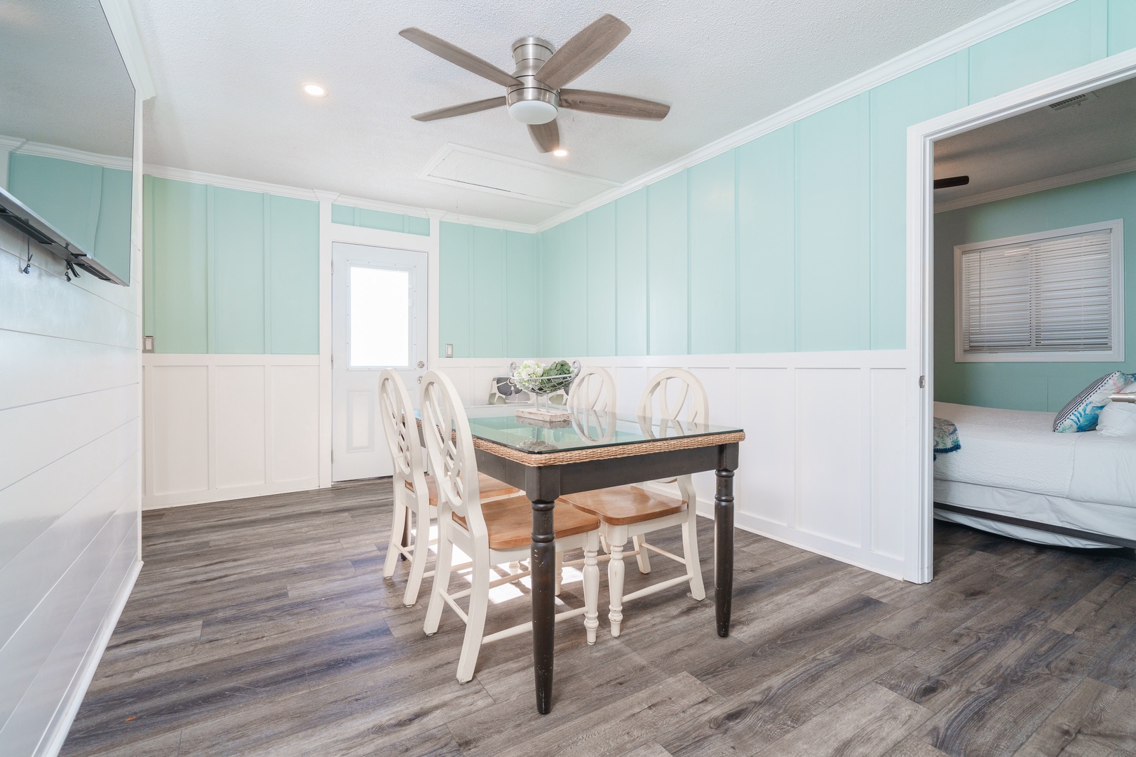 Dining table with seating for 6