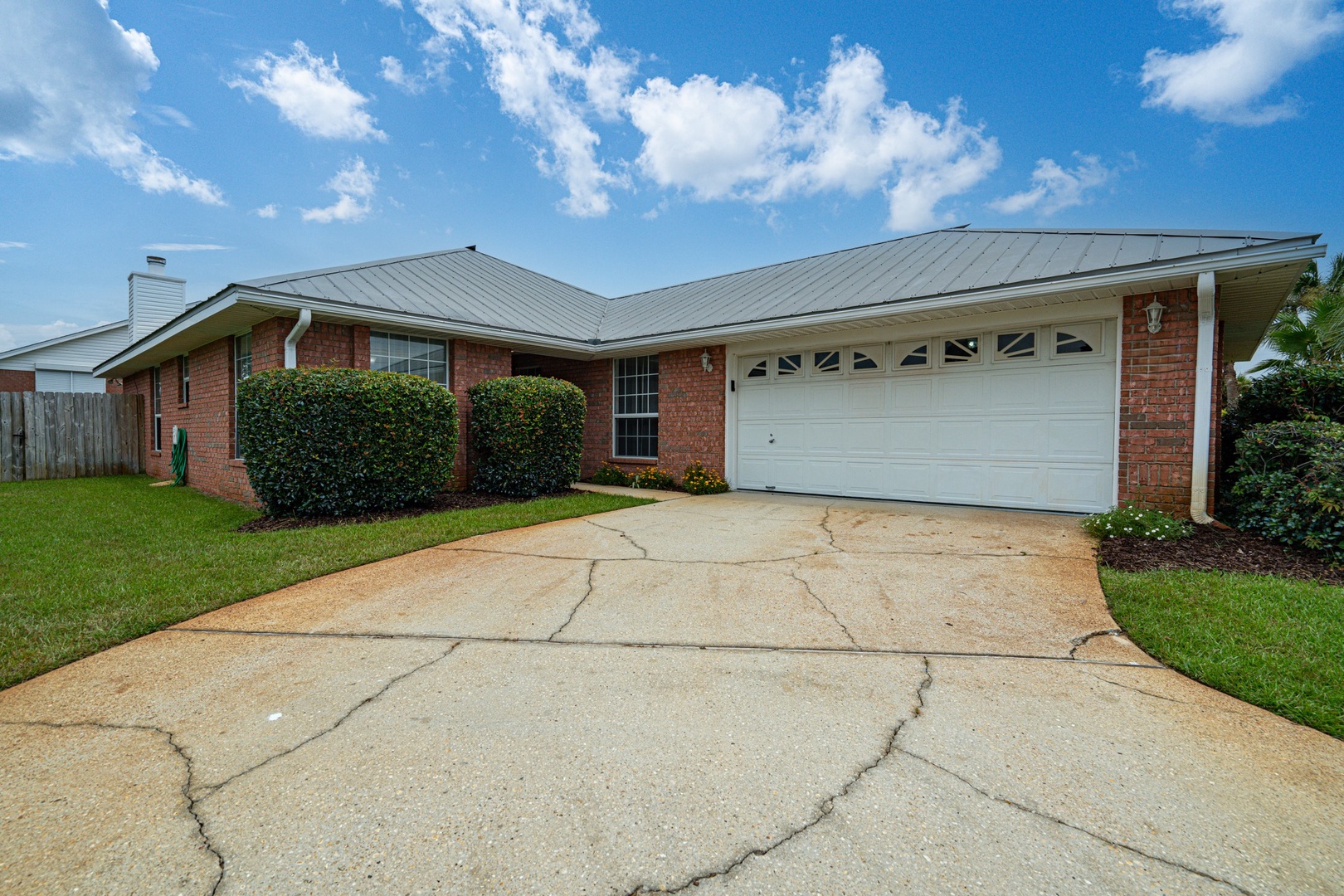 Space is available for up to 2 vehicles in the driveway