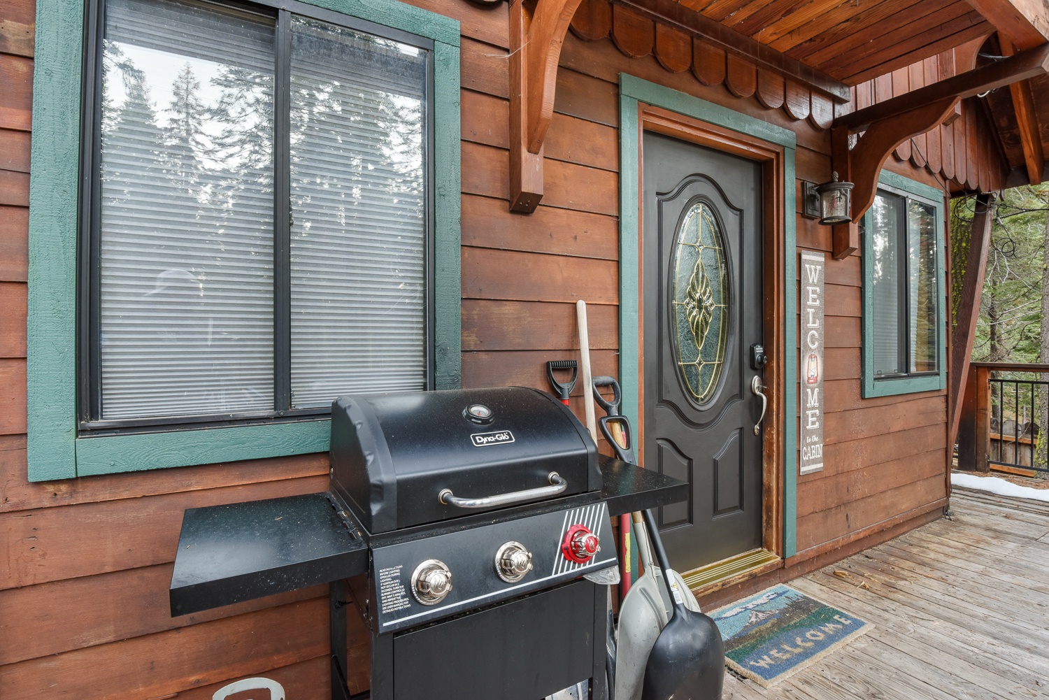 Grill on the deck