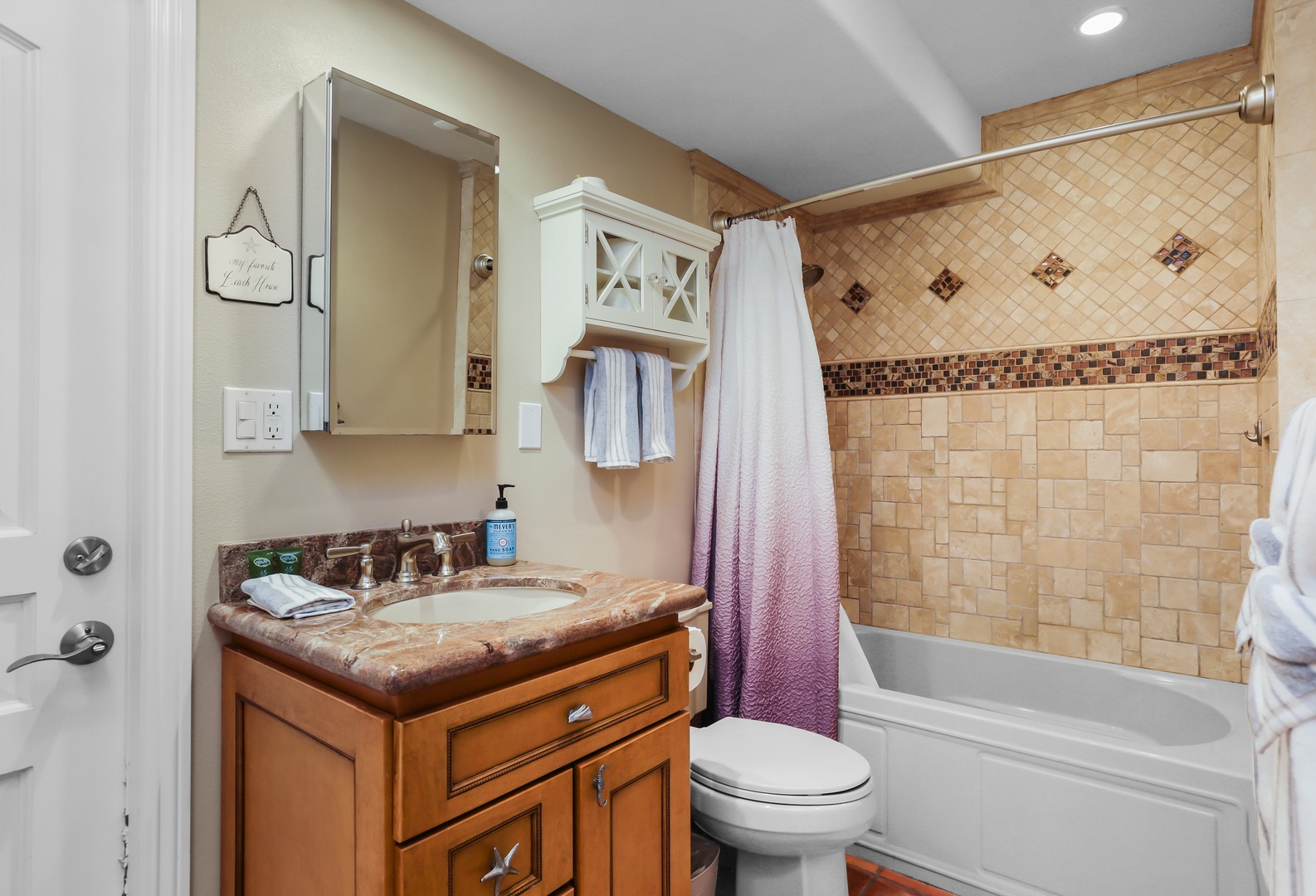 Bathroom #1 with Shower/Tub Combo