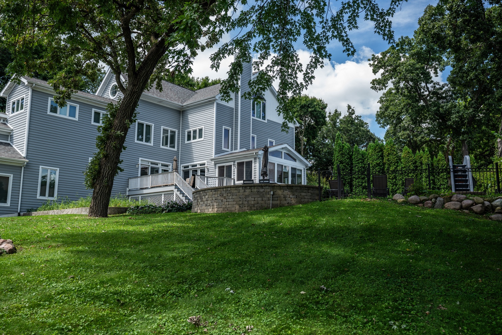 View of the house from the Lake!