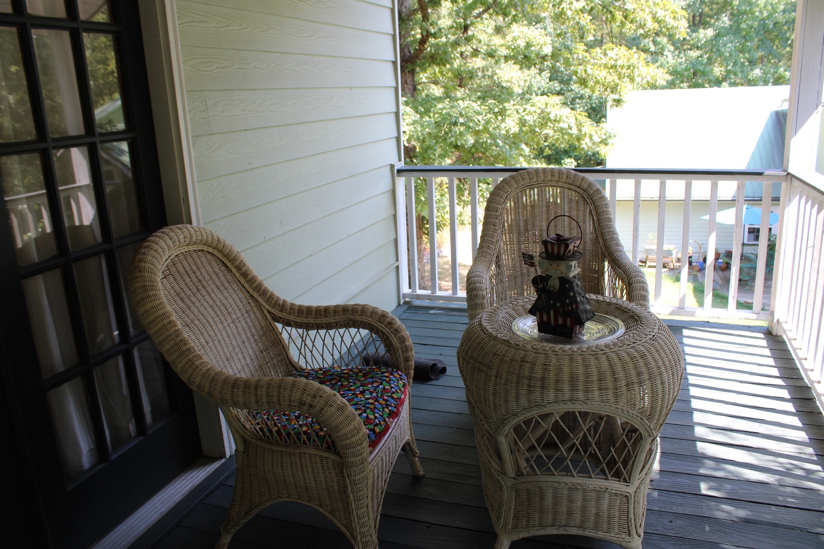 Step outside to the upper-level deck & enjoy the fresh air