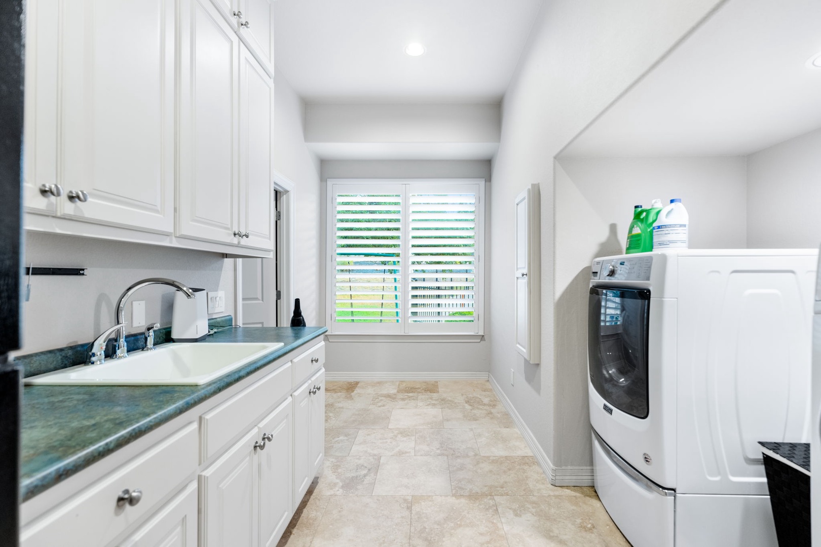 Private laundry is available for your stay, located on the 1st floor