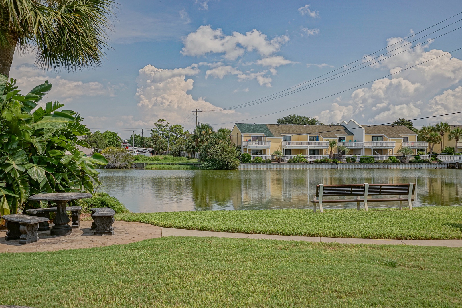 Bask in the Florida sunshine with water views while you grill up a feast!