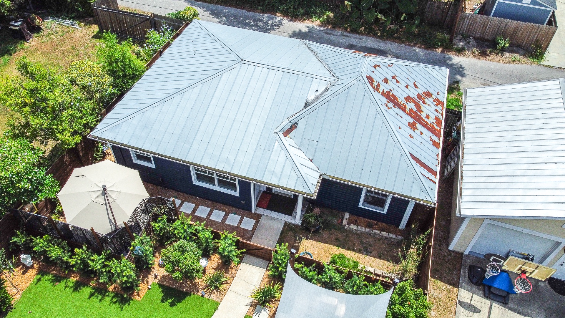 Aerial of the Garden House