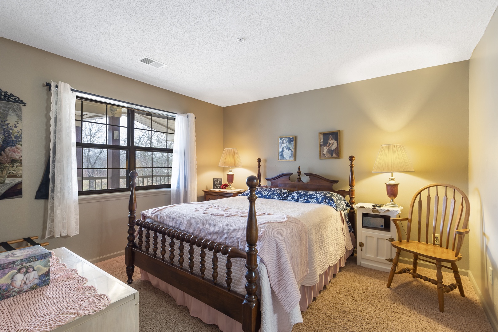 Bedroom 2 with King bed, Smart TV, and en-suite