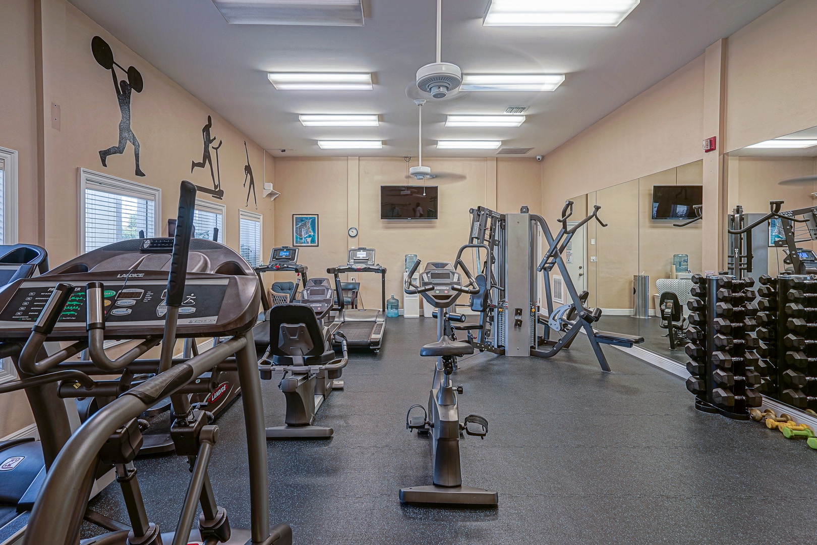 Crush your goals at the well equipped community fitness center