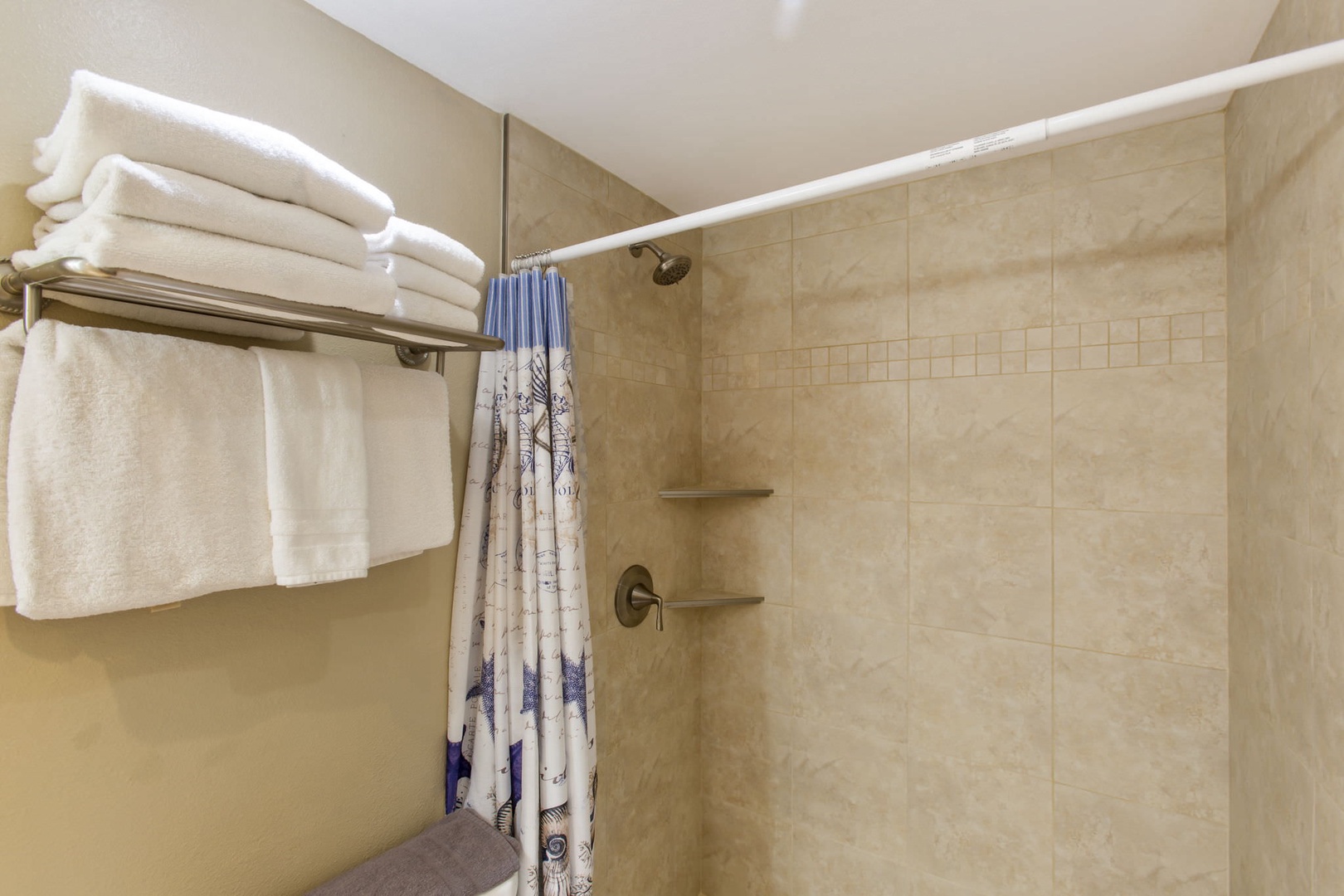 Full bathroom with stand up shower