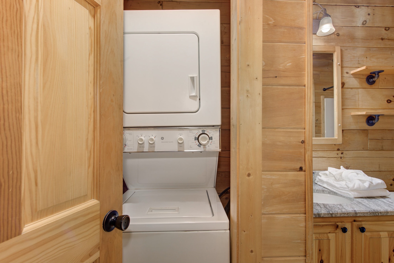 Bathroom #1 with Laundry Closet