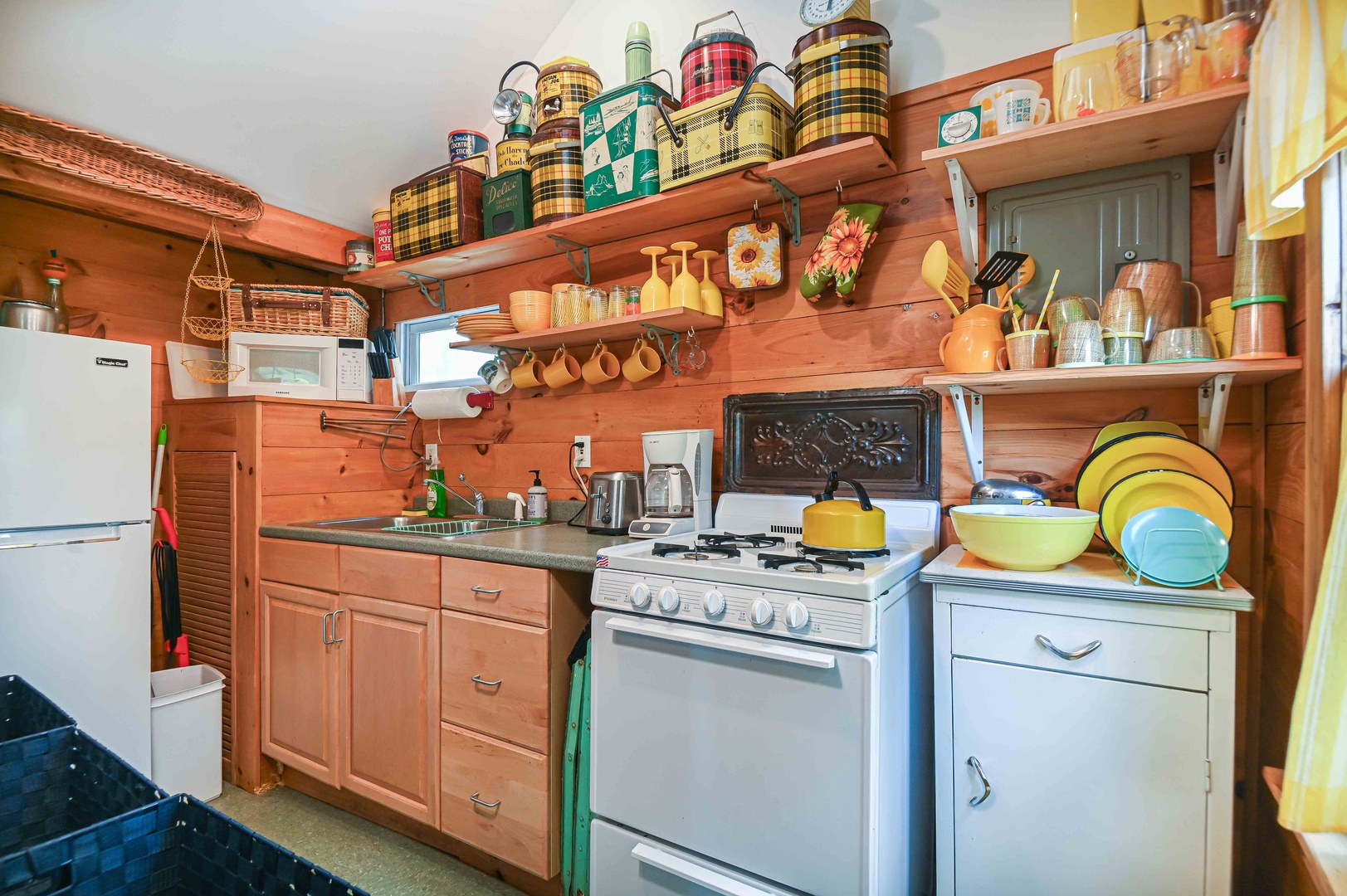 Cooking up comfort and joy in lovely cottage kitchen!