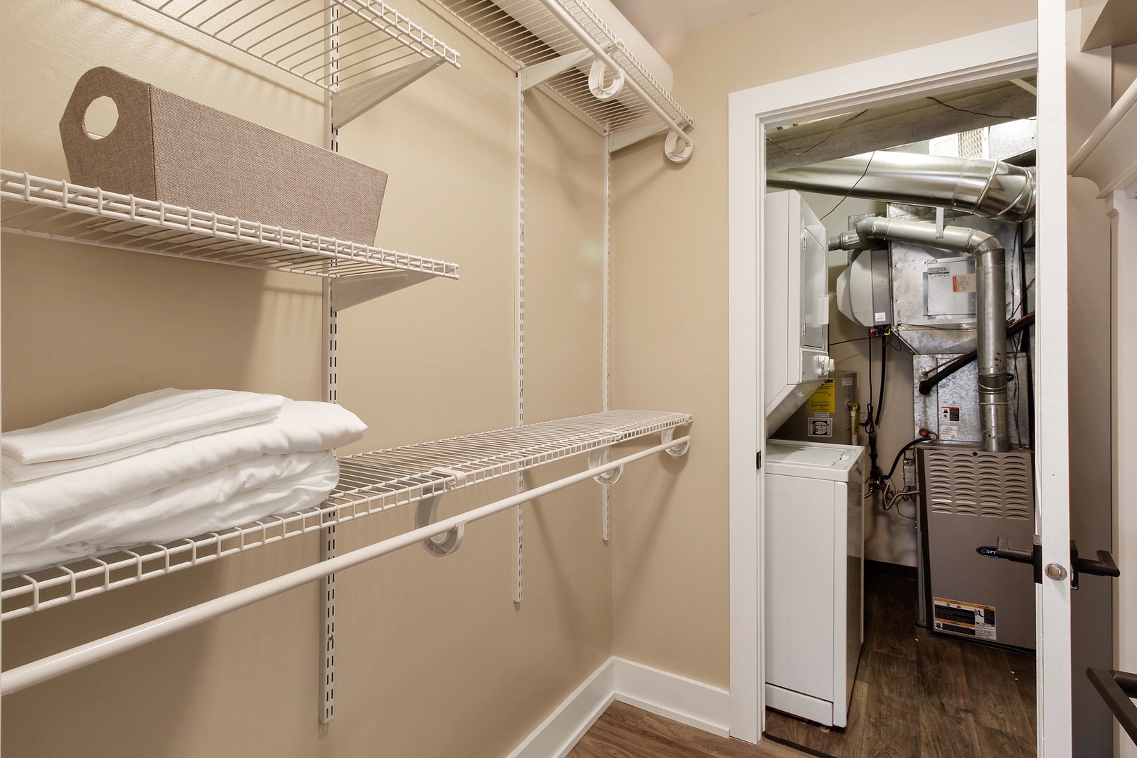 Private laundry is available for your stay!