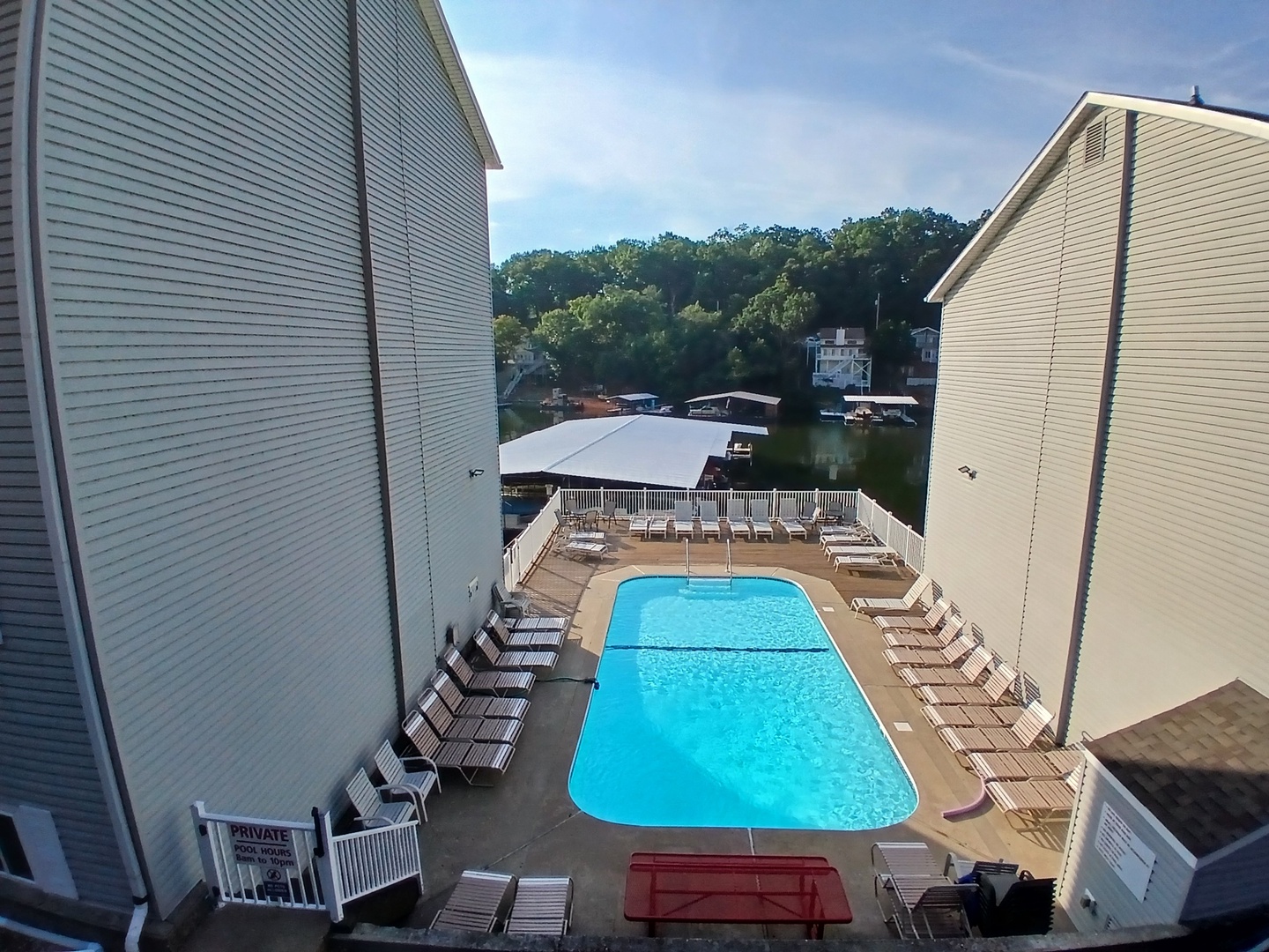 Lounge the day away at the pool with views of the lake!828_174513