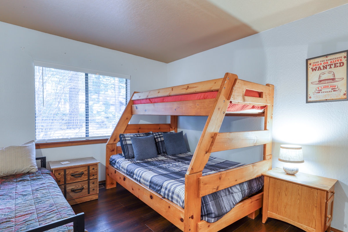 Bedroom #3 with Bunk Bed Twin over Full and a Twin Bed