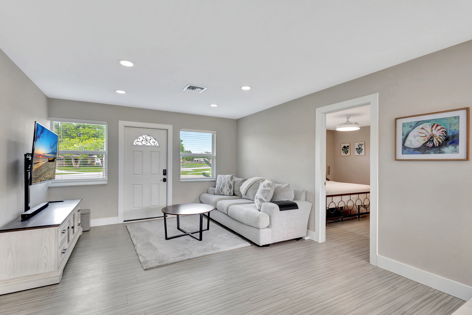 Living area with Smart TV