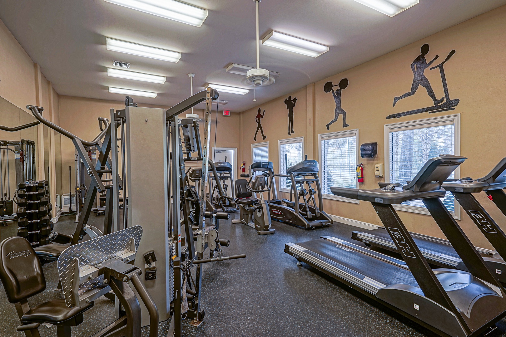 Crush your goals at the well-equipped community fitness center